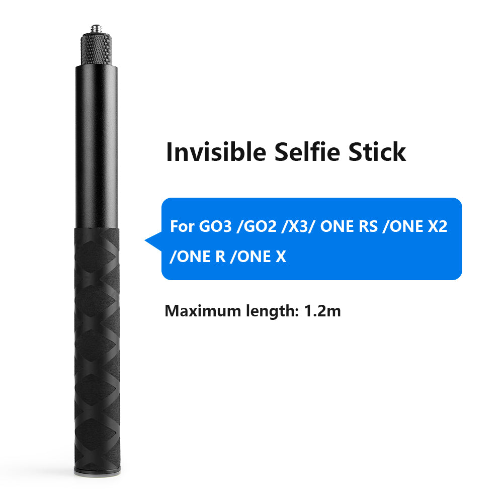 120cm Selfie Stick for Insta360 X3/X2/ONE RS