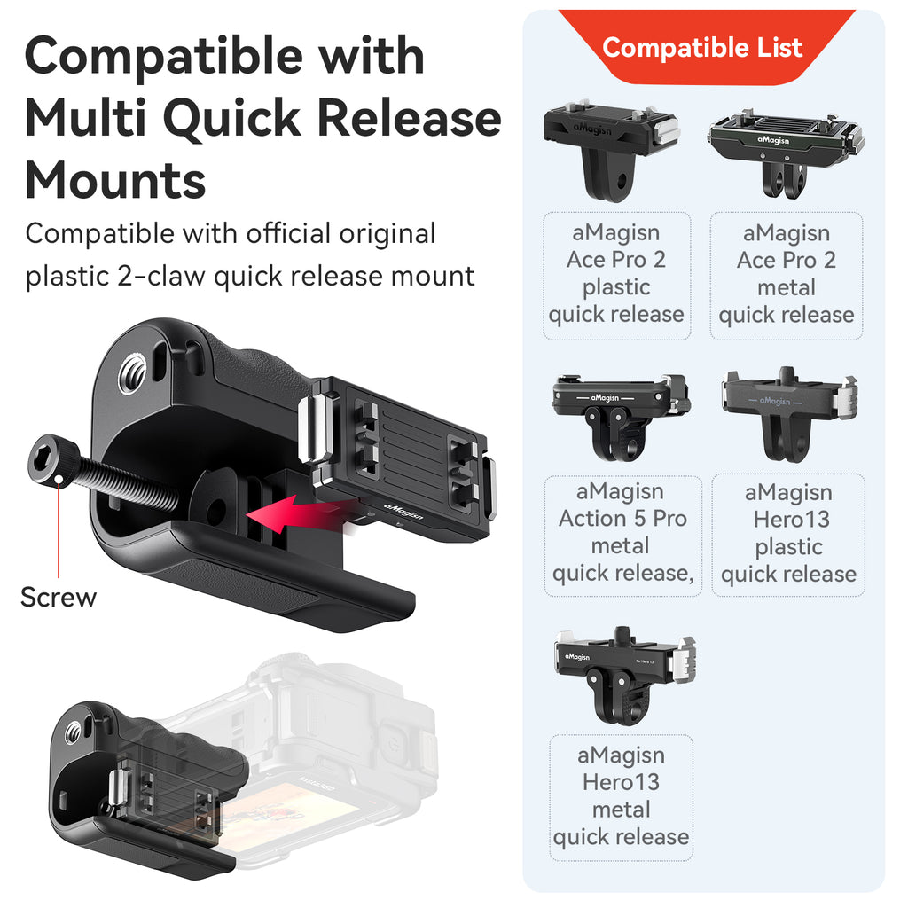 Quick Release Handle Grip for DJI & Insta360