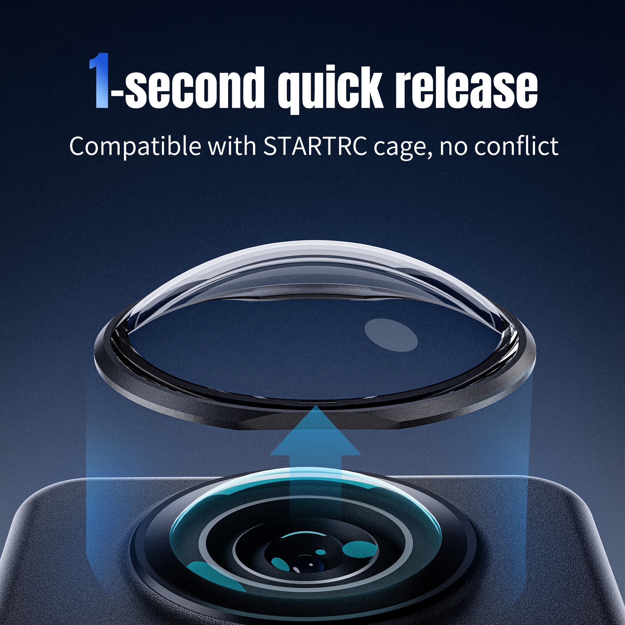 PC Lens Protector for DJI Osmo 360 – Scratch & Impact Resistant