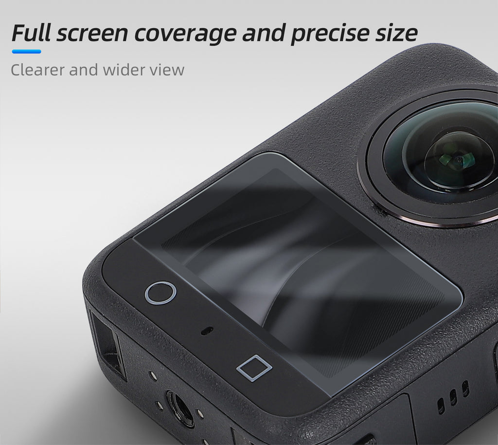 Anti-Fingerprint Tempered Glass Screen Protector for DJI Osmo 360