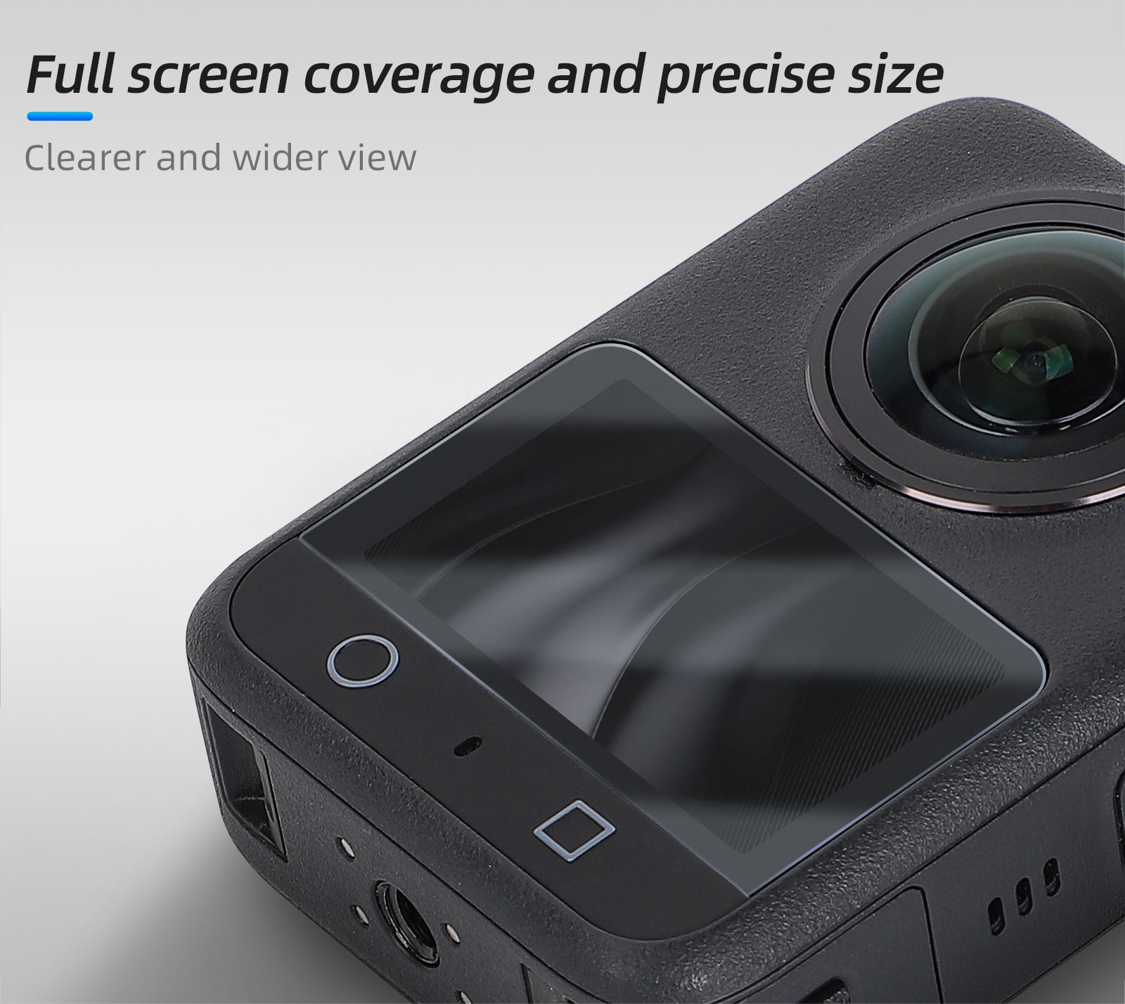 Anti-Fingerprint Tempered Glass Screen Protector for DJI Osmo 360