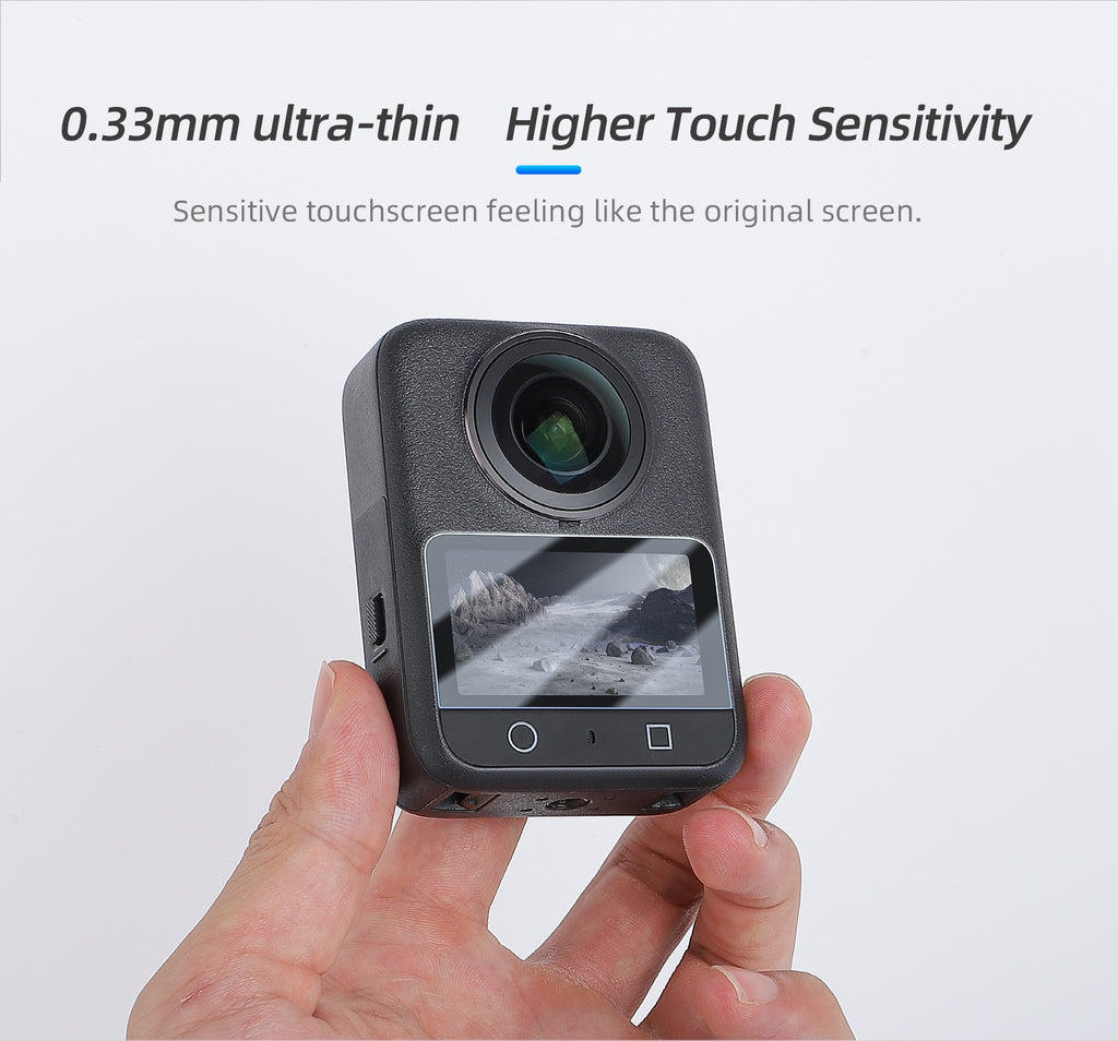 Anti-Fingerprint Tempered Glass Screen Protector for DJI Osmo 360