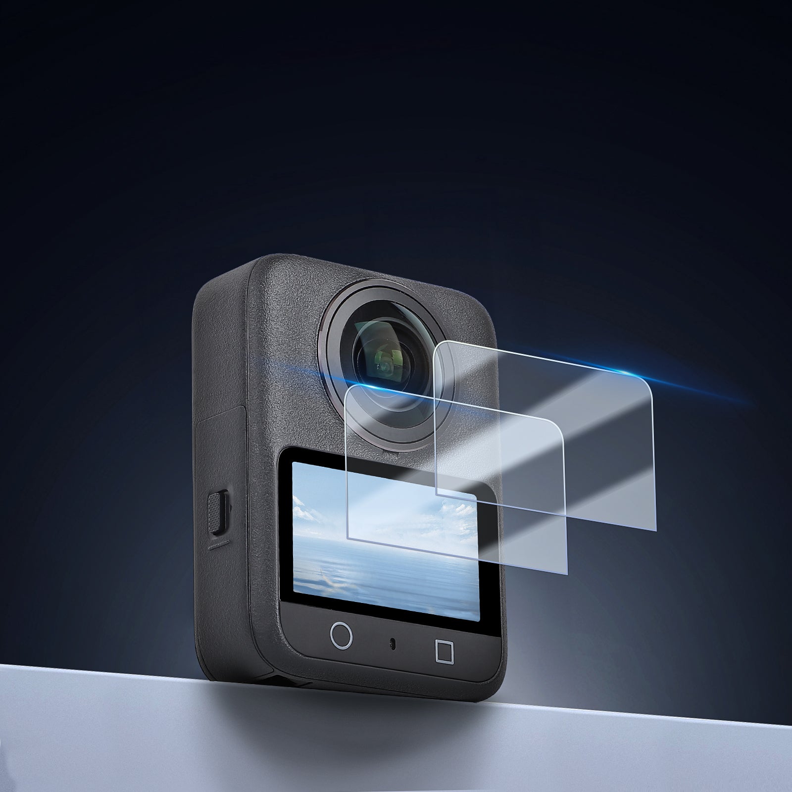 Anti-Fingerprint Tempered Glass Screen Protector for DJI Osmo 360